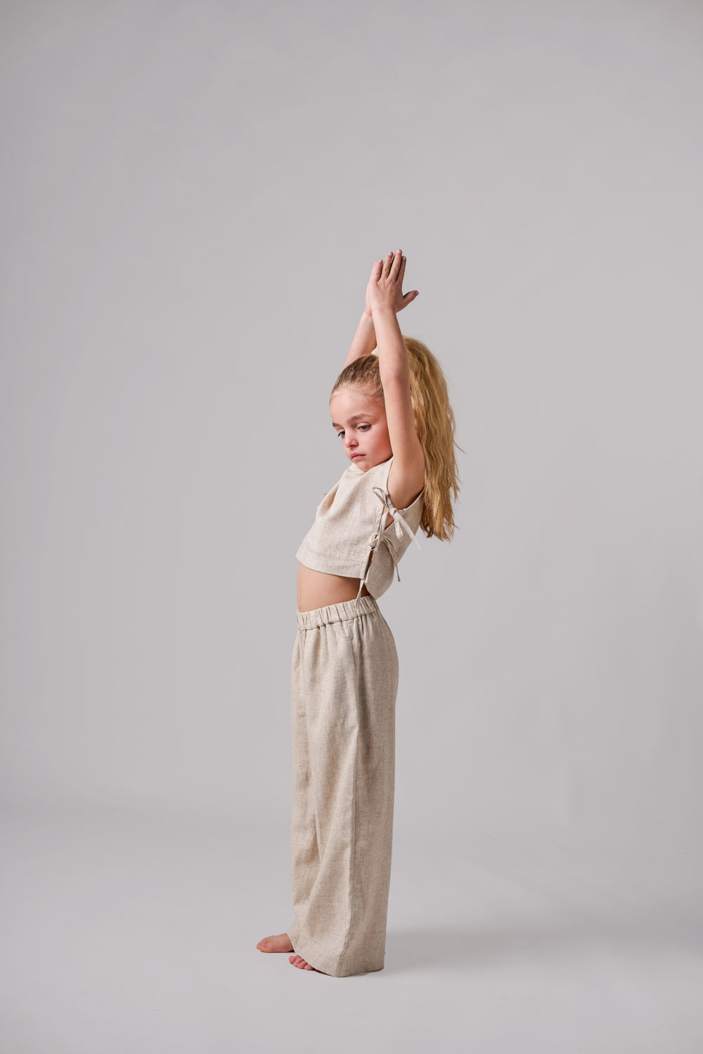 LUMINA RIBBON TEE BEIGE