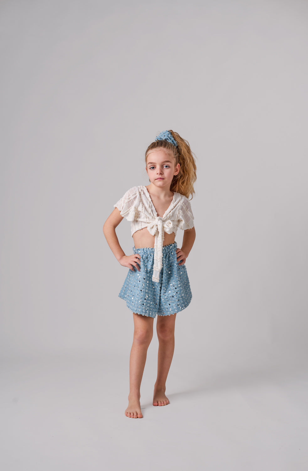 LUMINA DENIM SHORTS