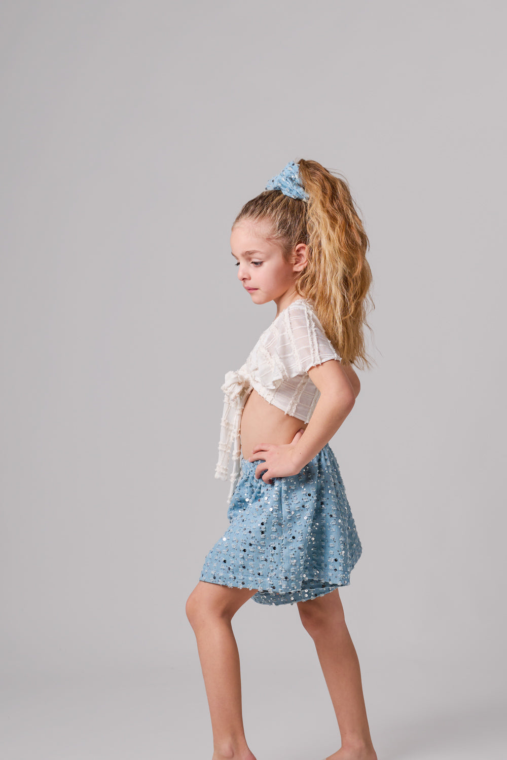 LUMINA DENIM SHORTS
