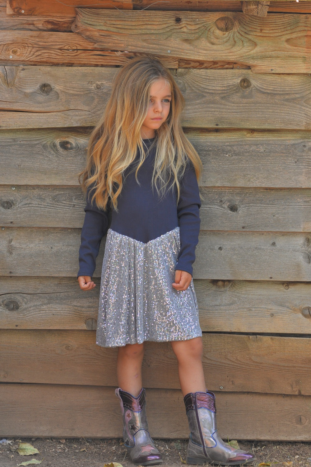 Shiny Bloom Dress
