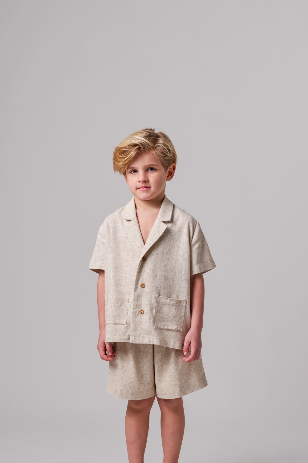 MR&MRS RELAXED SHIRT BEIGE