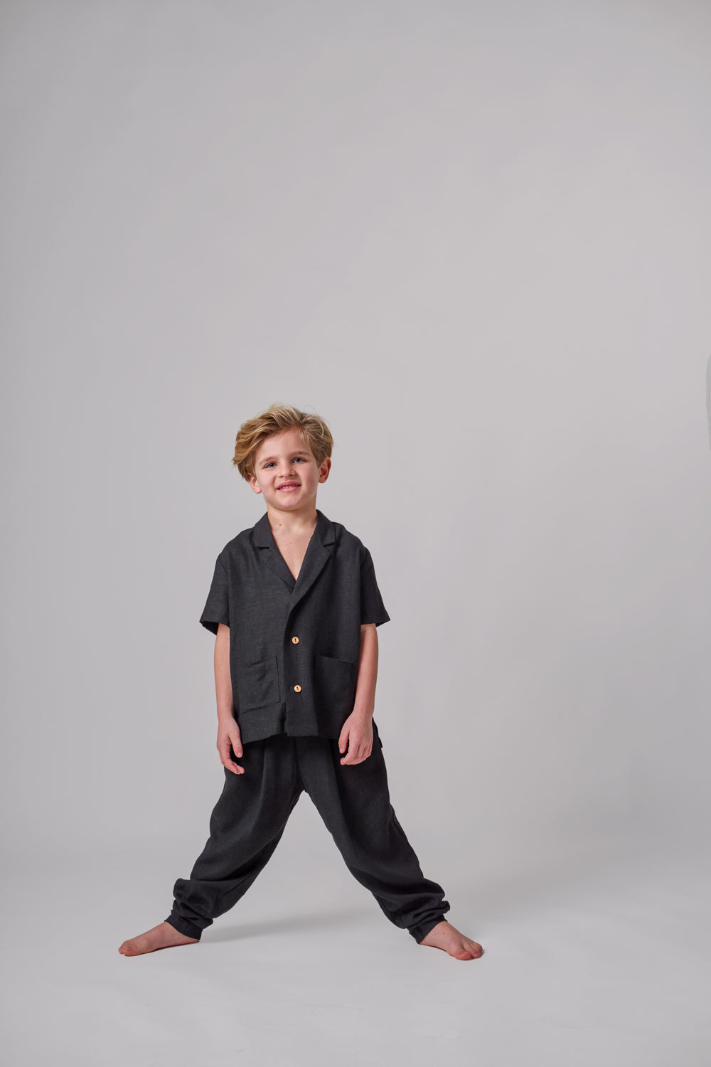 MR&MRS RELAXED SHIRT BLACK