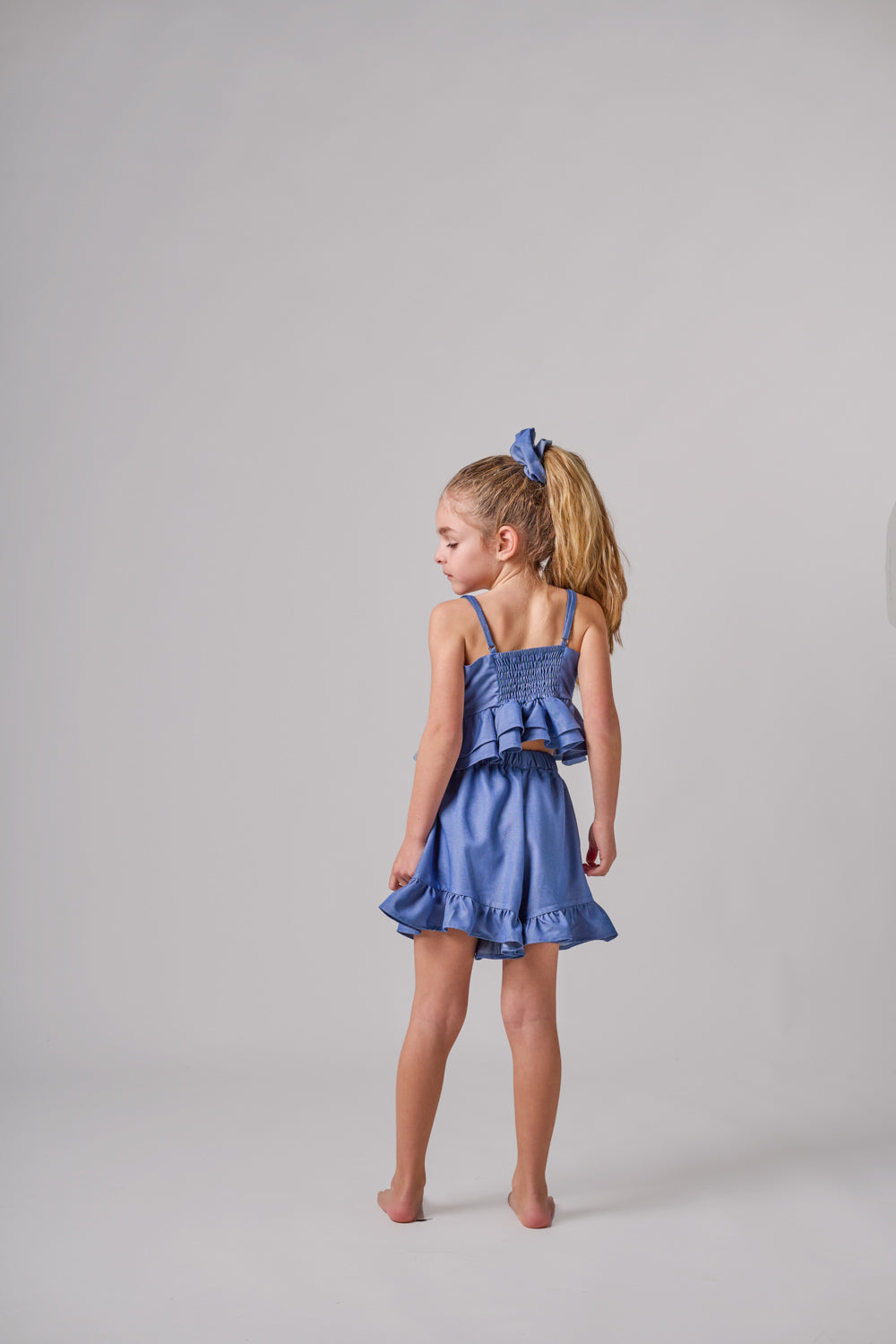 LUMINA RUFFLE SHORTS JEAN
