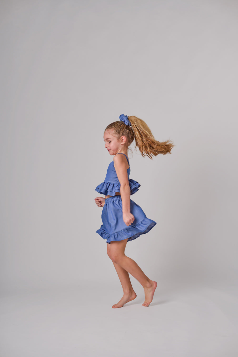 LUMINA RUFFLE SHORTS JEAN