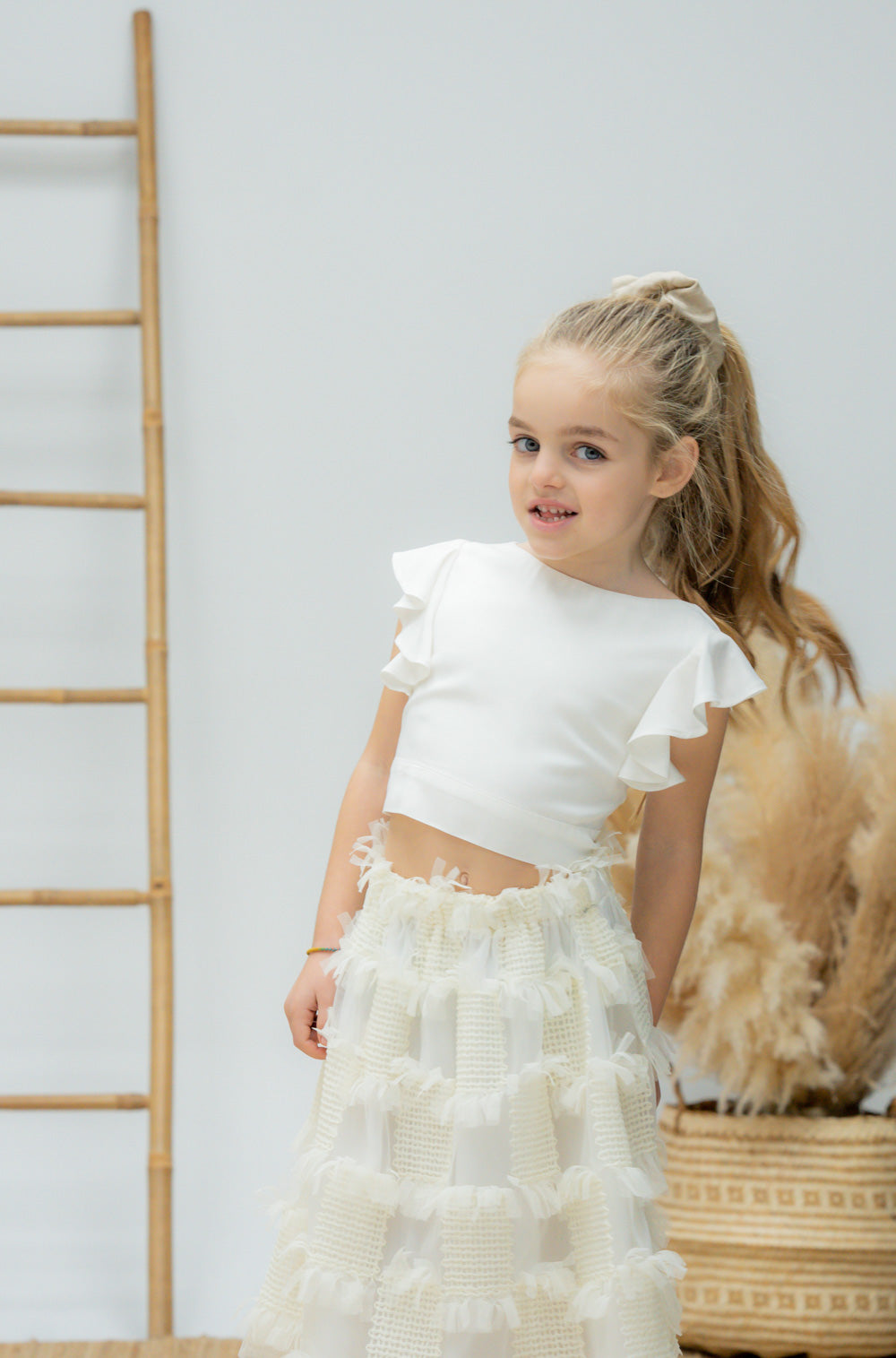 DREAMY RUFFLE OPEN BACK TOP