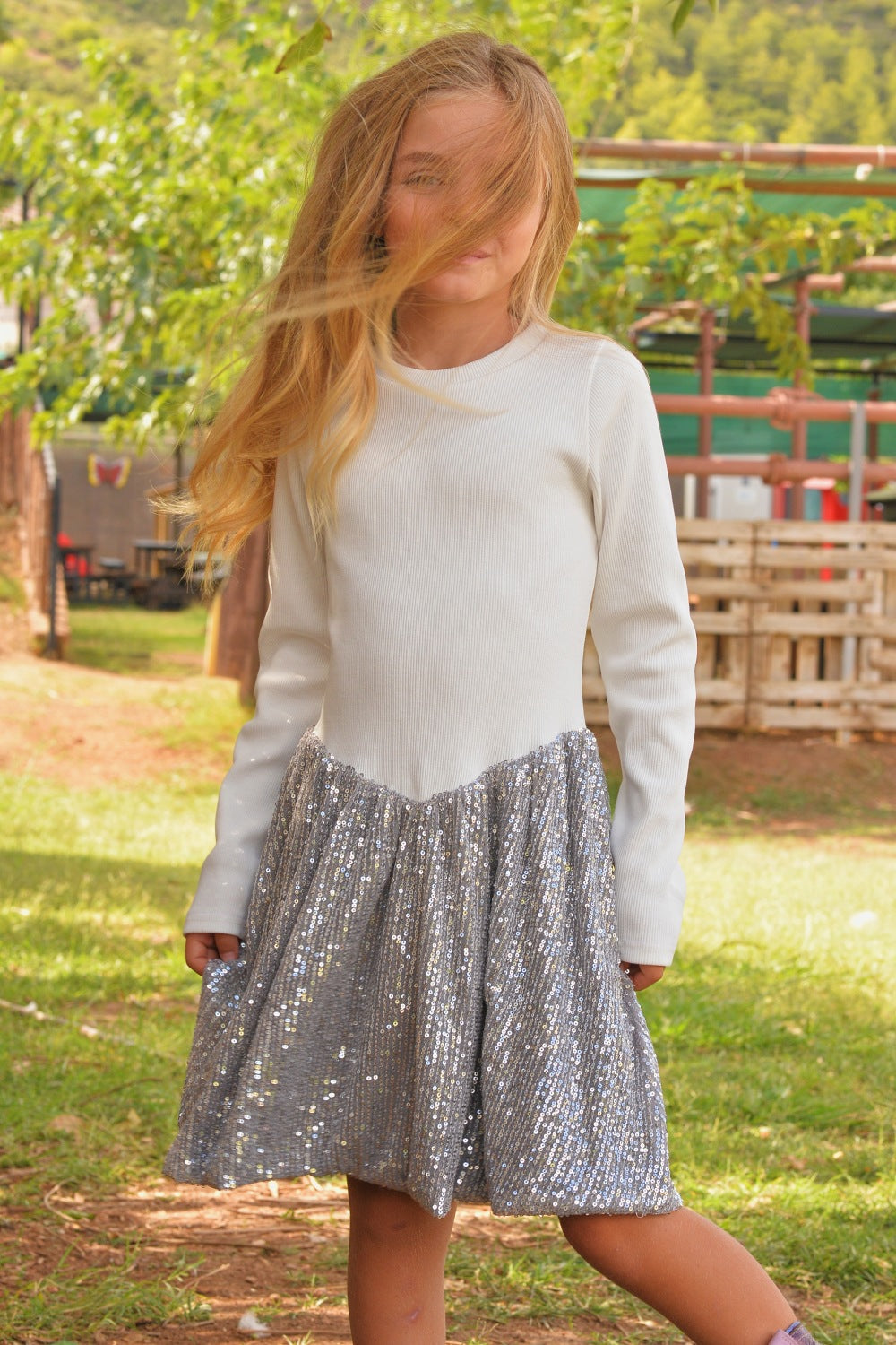 Shiny Bloom Dress