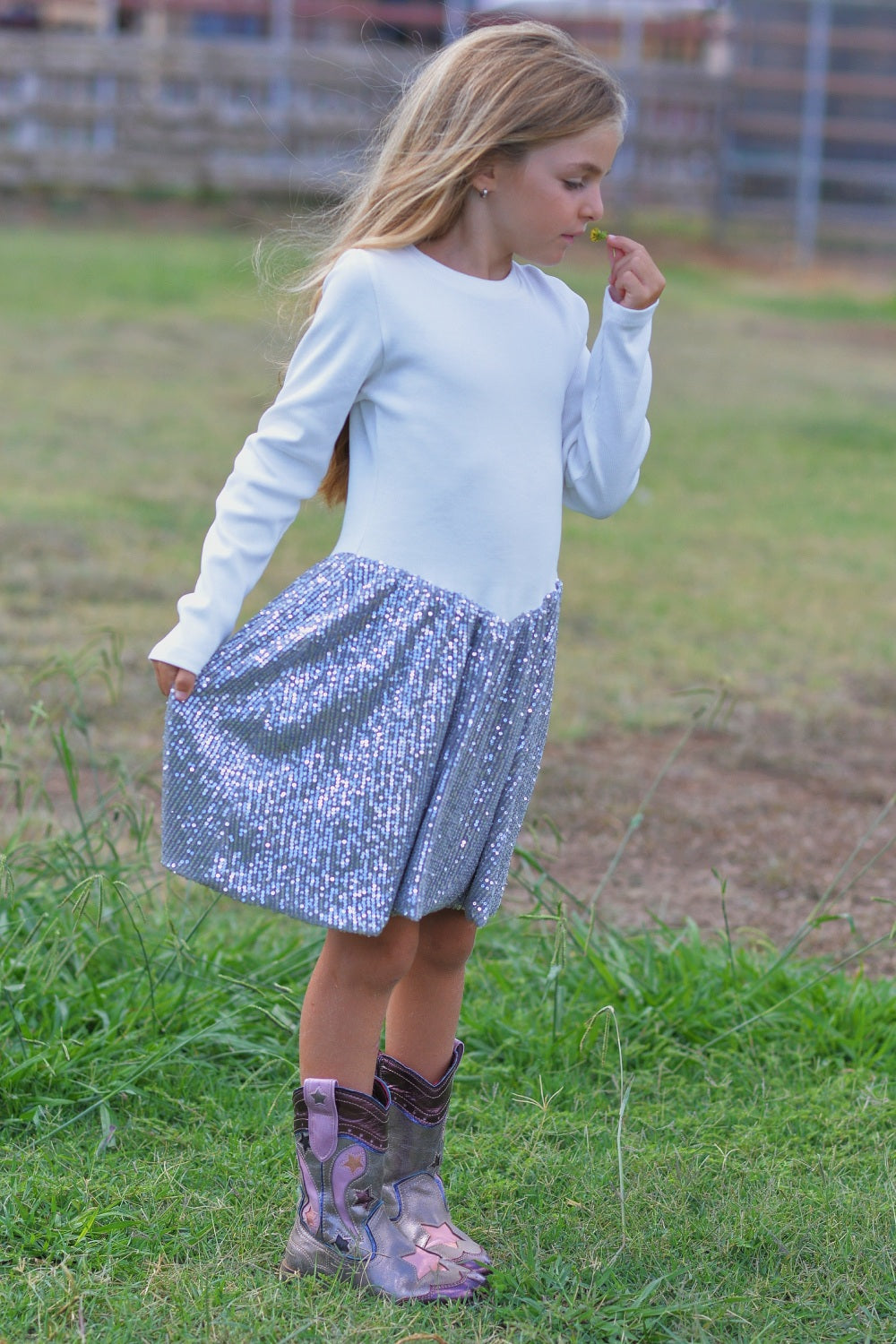 Shiny Bloom Dress
