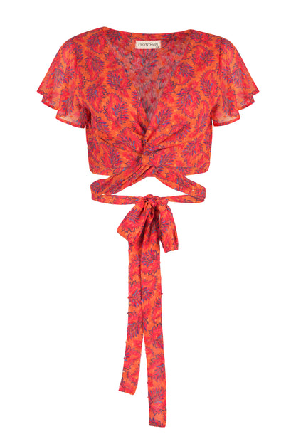 Sunmelo Wrap Top
