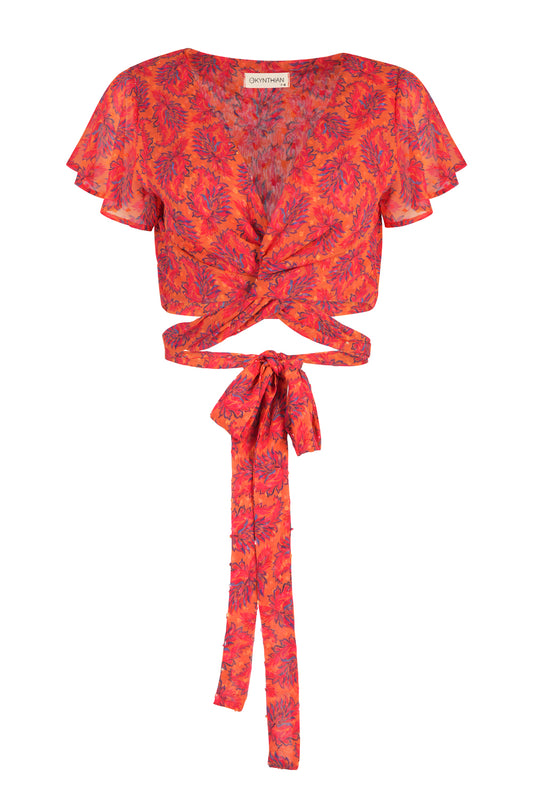 Sunmelo Wrap Top