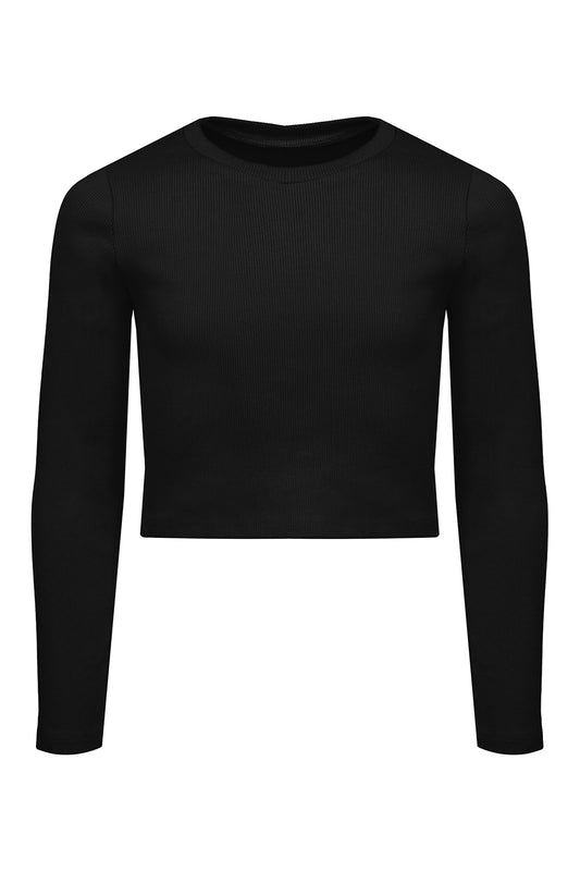 Ribbed crop top