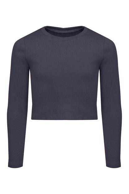 Ribbed crop top