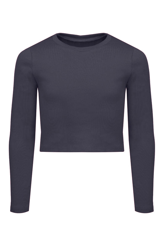 Ribbed crop top