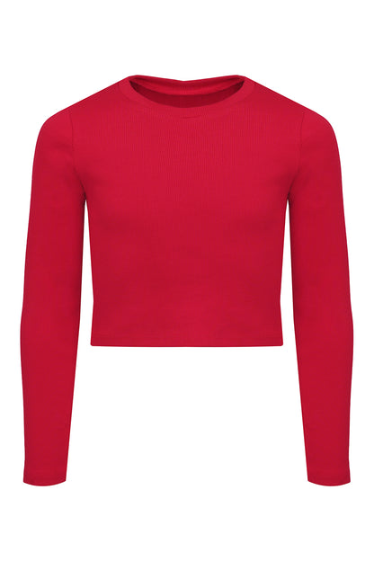 Ribbed crop top