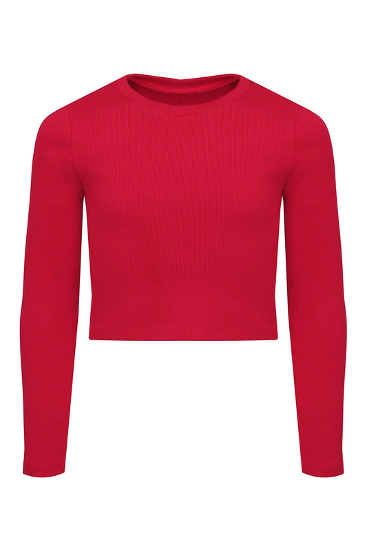 Ribbed crop top