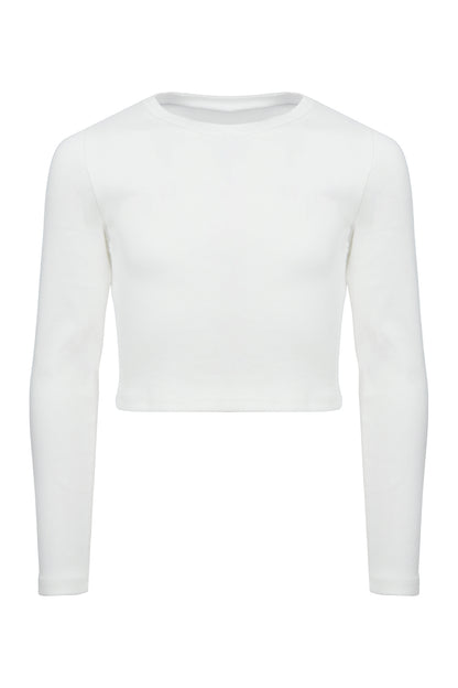 Ribbed crop top