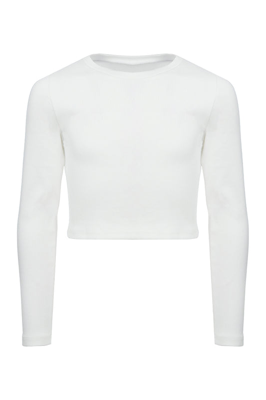 Ribbed crop top