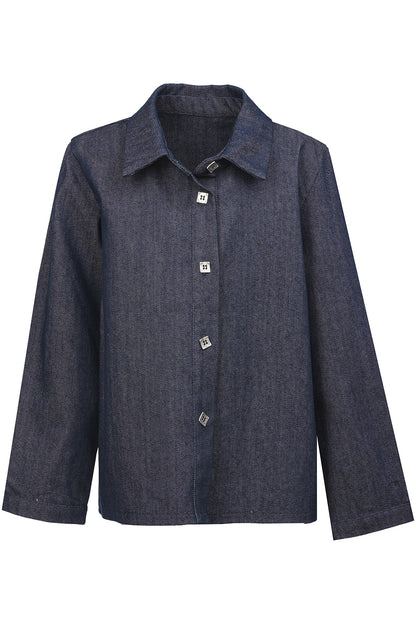 Blue Denim Overshirt