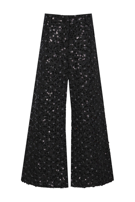 Shiny Black Denim