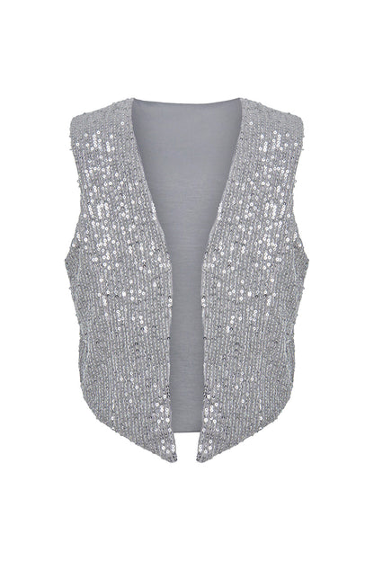 Silver vest