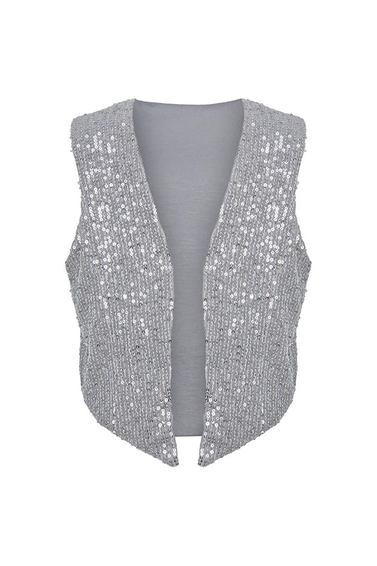 Silver vest