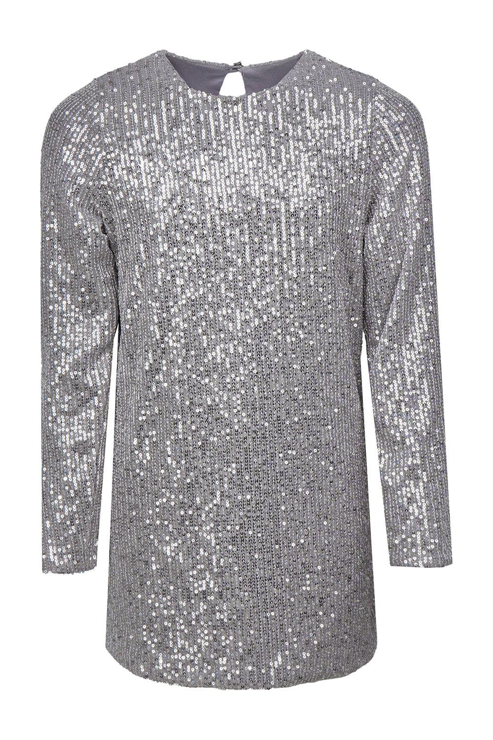 Silver disco dress