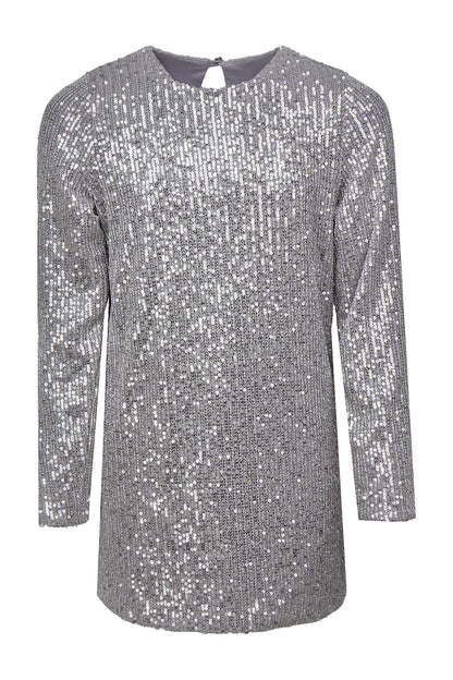 Silver disco dress