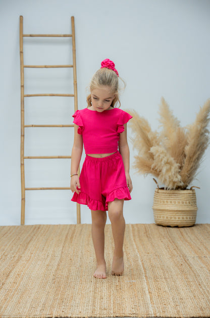 ROMANCE RUFFLE SHORTS
